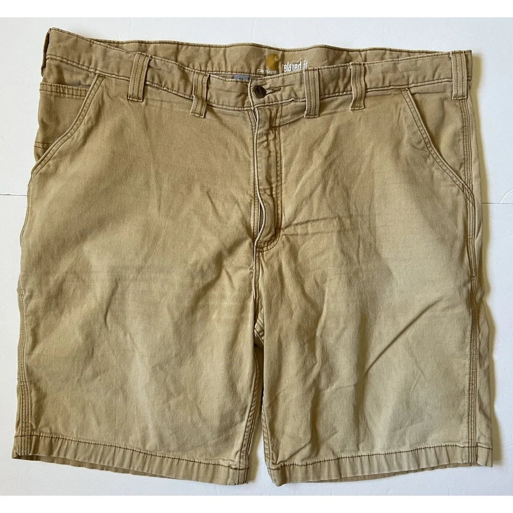 CARHARTT - Men's Relaxed Fit Canvas Utility Work Short - Size 44x10